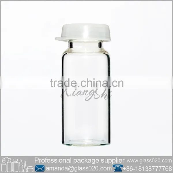 20ml Clear Vial Glass Bottle With Plastic Cap photo-3