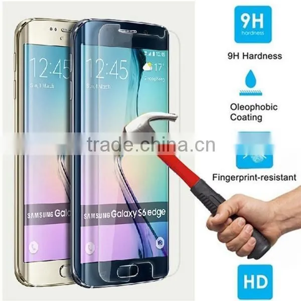 Tempered Glass Screen Protector, For Samsung Galaxy S6 Mobile Phone Accessory 0.3mm Round Edge Tempered Glass Film photo-4