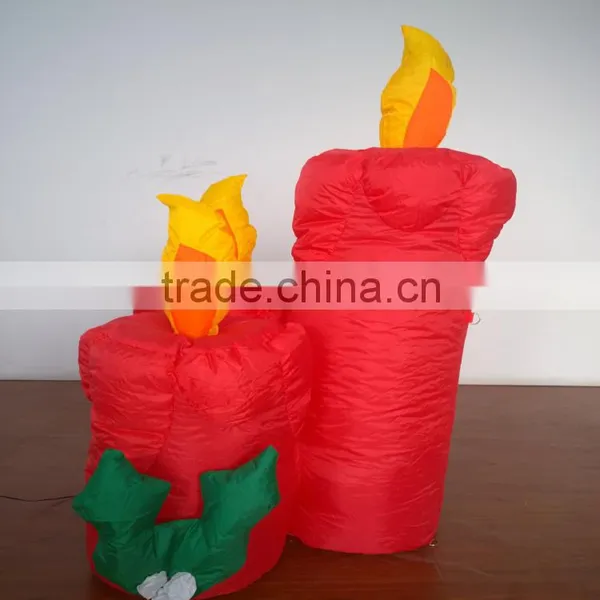 DJ-XT-03 Inflatable Three Candle Lighted Christmas Outdoor Decoration photo-4