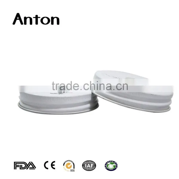 Chinese Style Flower Printing Mason Jar Lids Packaging Jar Lids photo-3