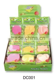 PDQ Sticky Notes With Color Box for School,family, Office, Gifts