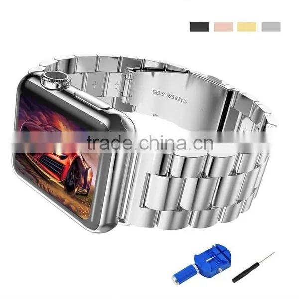 OEM ODM Accept Stainless Steel Band With Adapter for Apple Watch photo-5