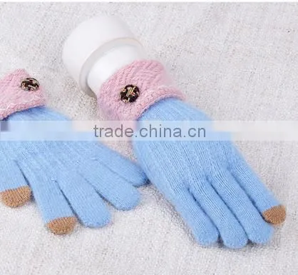 Factory Direct Sale Finger Touch Screen Gloves Leisure Design photo-3