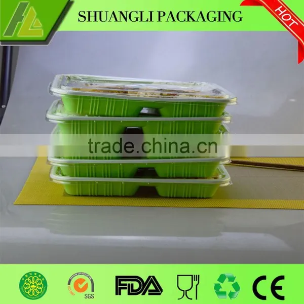 3 Cavity Bento Lunch Box With Cutlery Set photo-3