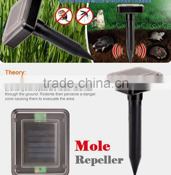 New Solar Portable Mouse Ultrasonic Solar Pest Repeller SV021771 photo-3