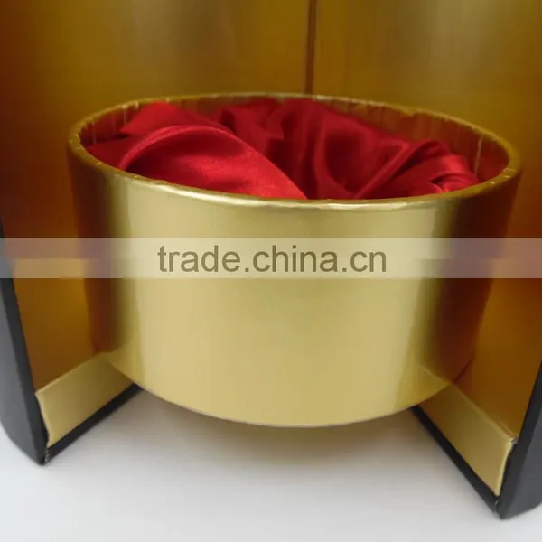 Custom High Quality Round Tube Wine Gift Box photo-5