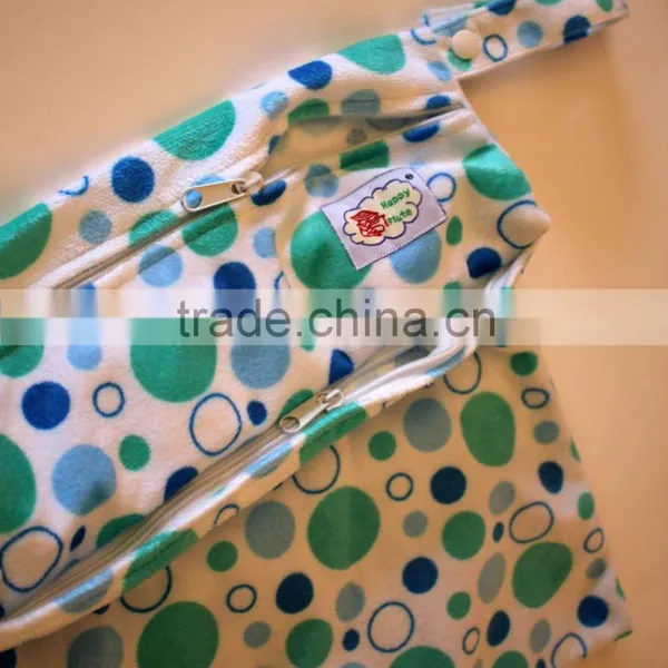 Happy Flute Polyester Material Diaper Wet Bag Washable Diaper Bag Baby Bags for Mothers Pul Fabric Waterproof China Wholesale photo-5