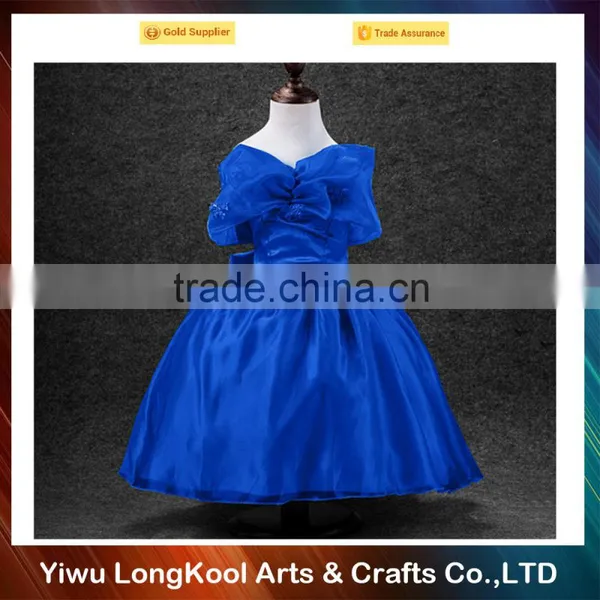 2016 Wholesale Luxury Girls Fashion Princess Dress Chiffon Cinderella Dress photo-2