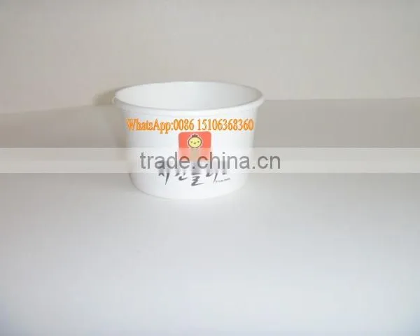 340ml Wholesale Print Customized Logo Ice Cream,Chocolate Cup With Lid,Spoon,Stick photo-3