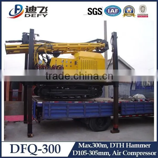 Water Well Drilling Equipment Rig With DTH Hammer and Air Compressor photo-2