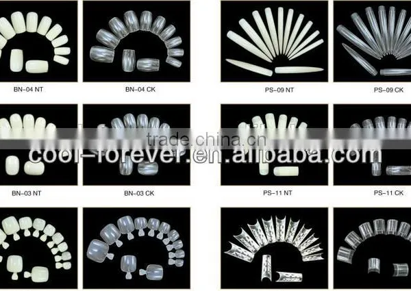 High Quality 500pcs With Box Acrylic Nail Tips Wholesale photo-2