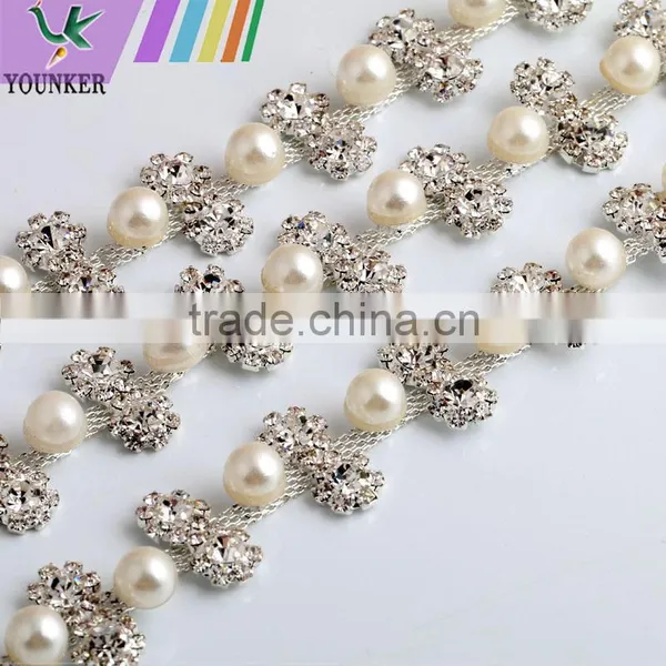 Bling Bling Fashion Latest Fancy Rhinestone Cup Chian For Garments,bags,shoes Decorations YSC08 photo-2