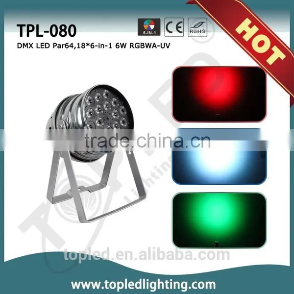 Changeable and Colorful 9*6W/24*3W/108LEDs/18*6 60W RGBWA-UV Led Dancing Floor Flood Light Beam Light photo-6