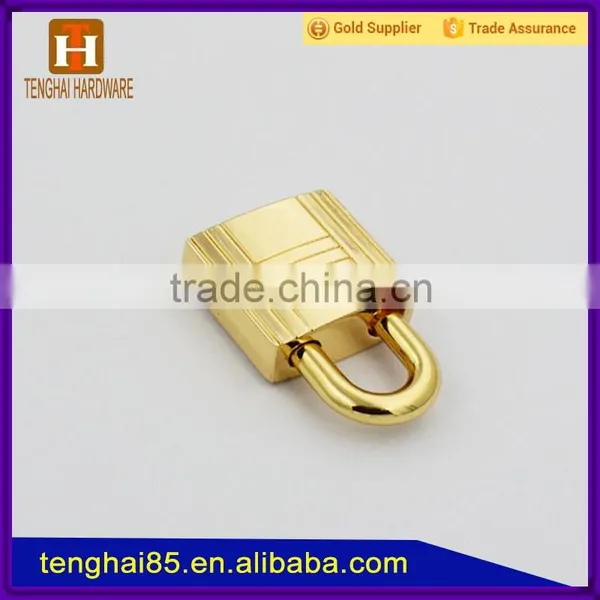 Zinc Alloy Light Gold Handbag Accessory Lock for Purse photo-2