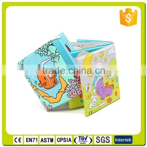 2016 Fun in Bath Time Waterproof Irregular Pvc Bath Book, Soft Safe Vinyl Bath Book, Educational Baby Bath Toys Quality Choice photo-2