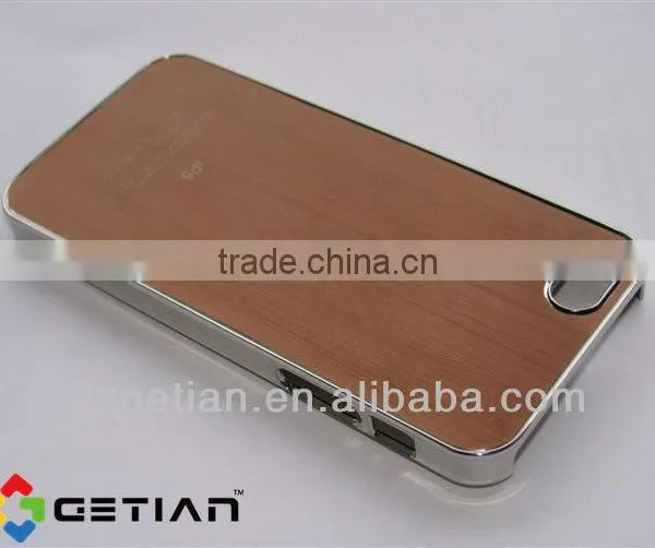 Metal Back Case for Iphone 5,for Iphone Metal Case,chrome Hard Case for Iphone 5