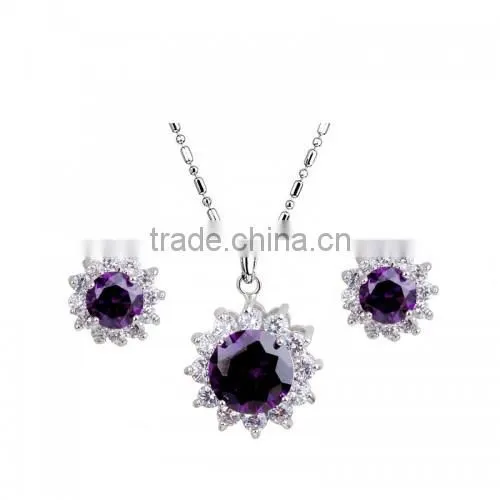 Red Jewelry Set Gemstone Jewelry Set Stud Earring Sets photo-6