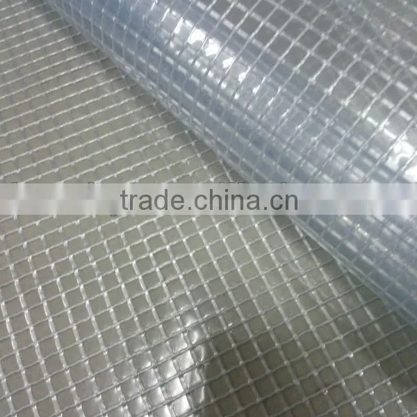 PVC Transparent Mesh Fabric4.5*4.5
