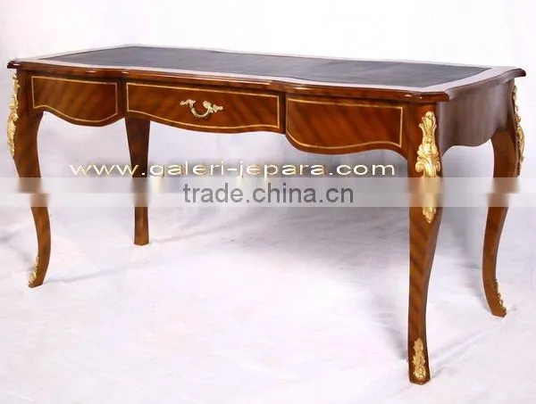 Office Desk Table Set - Mahogany Indoor Furniture