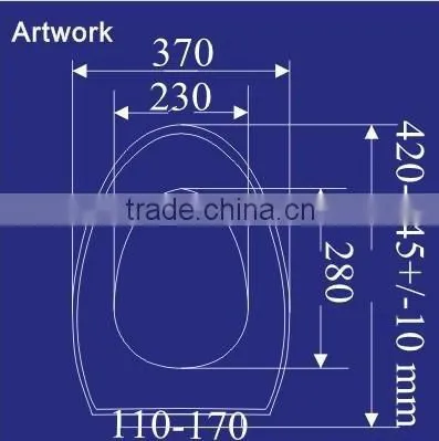 1025 Western Style Plastic Round Hygienic Toilet Seat photo-4