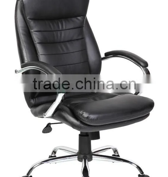 PU Leather Chromed Armrest and Base Executive Chair #AGS-6023 photo-2