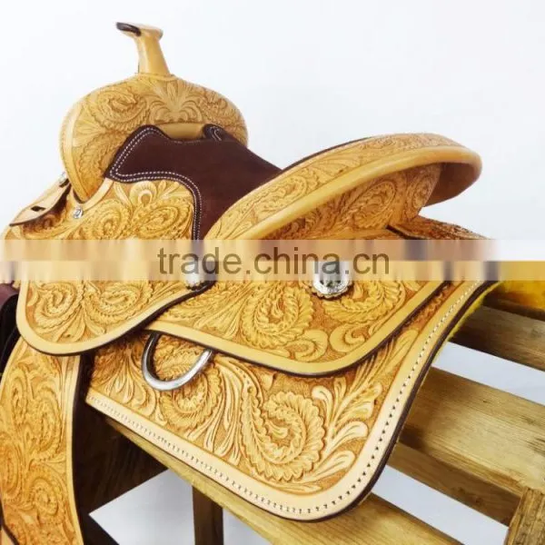 New Horse Western Pleasure Saddle Premium Quality WS163 photo-6