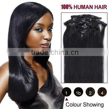 2015 New Clip on Hair Extension/clip-in Human Hair photo-4