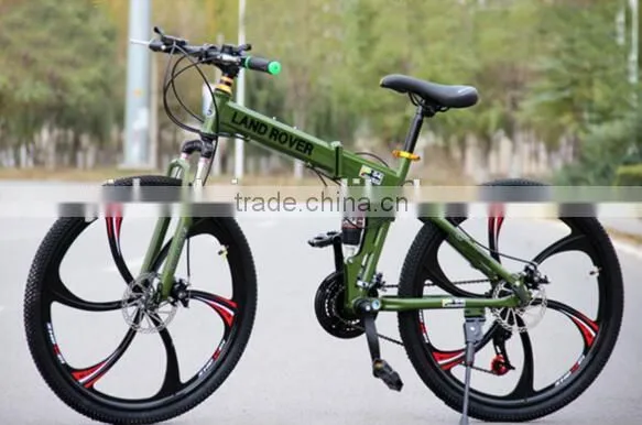 26-inch Shock Absorbing Folding Mountain Bike 21 Speed Disc Brakes Mountain Bike photo-3