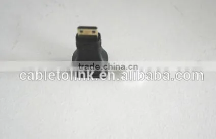 MiniHDMI (Type C) Male to HDM (Type A) Female Adapter Cable