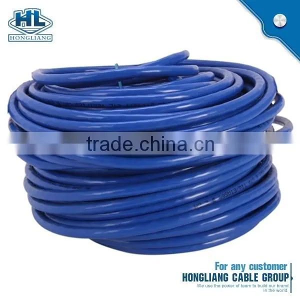 Copper Clad Steel Conductor PVC Insulation 8x5x0.10mm Cat5 Cat5e Cat6 Network Cable photo-4