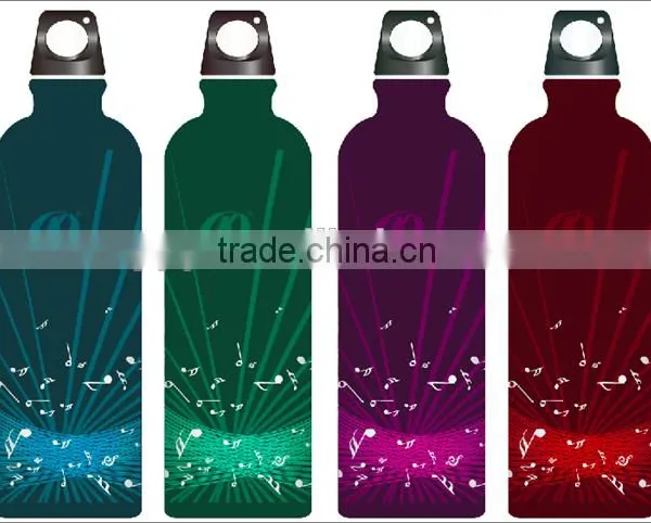 New Fashional Stainless Steel Double Wall Vacuum Insulated Wood Grain Water Transfer Water Bottle Sports Bottle photo-2