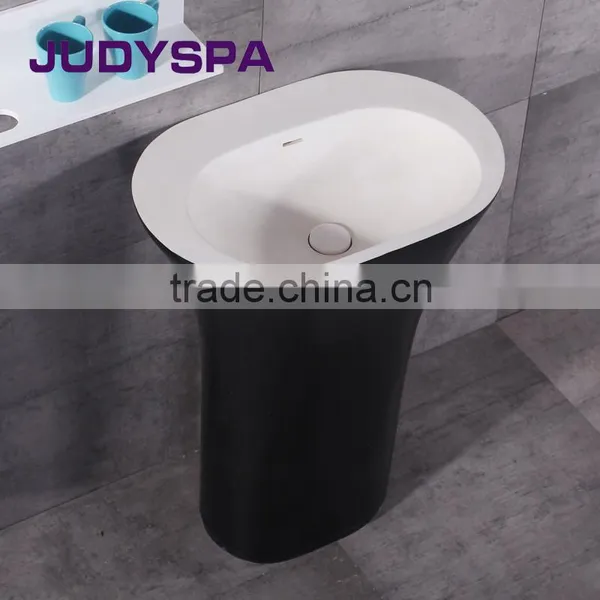 Bathroom Solid Surface Stone Wash Basin BA2009 photo-3
