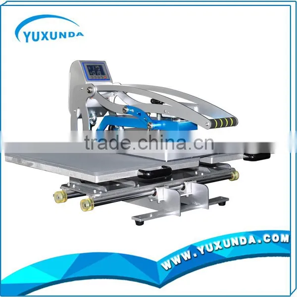 Yuxunda 40*40cm Double Stations Heat Transfer Machine Magnetic Auto Open High Pressure Heat Press Machine photo-2
