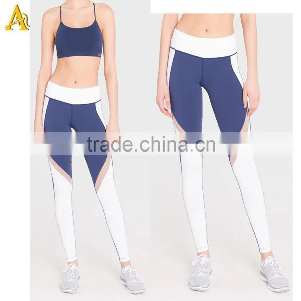 2016 SUPPLEX and Mesh Panels Athletic Leggings Women Sexy Sports Yoga Leggings photo-2