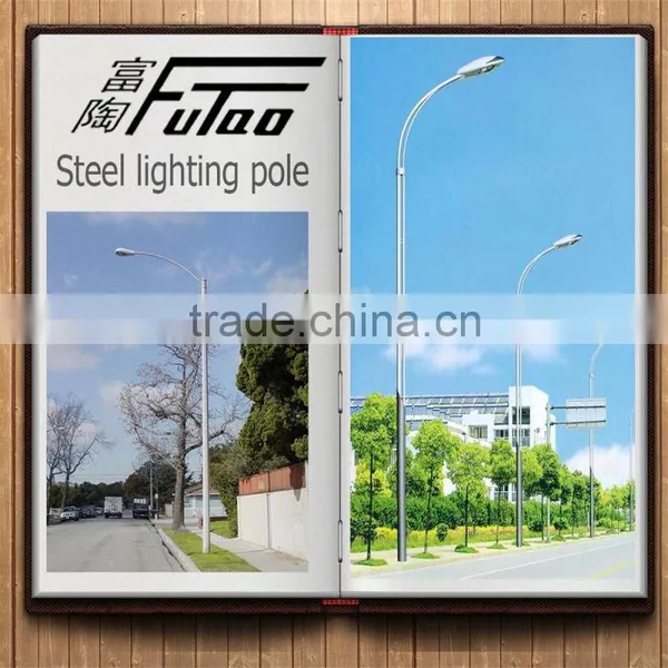 High Quality Galvanized Outdoor Well Workmanship High Mast Lamp Pole photo-2