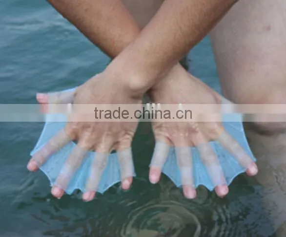 High Quality Silicone Swimming Hand Webbed , Swimming Hand Flippers , Silicone Water Gear Paddles photo-4