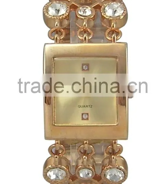 Quartz Watches Japan Movt Watch With Stone Chain Strap OEM Services photo-2