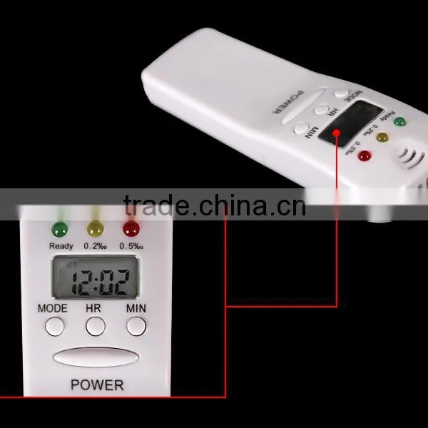 LED Digital Alcohol Tester With Clock photo-2
