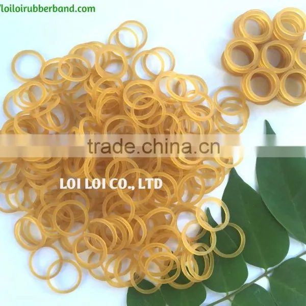 Supply Small Loom Rubber Bands - HOT Cheap Price Small Circular Loom Band Glitter Rubber Band Natural photo-4