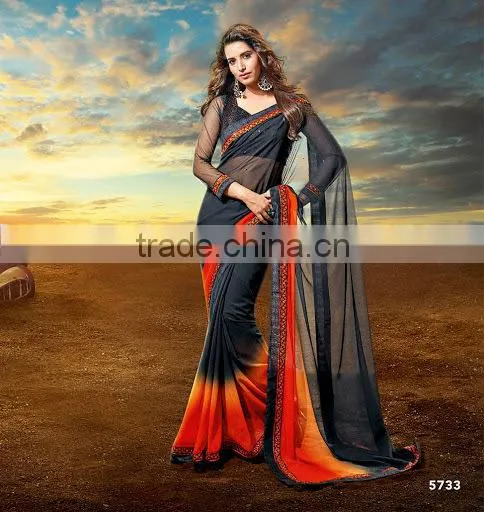 Indian Bollywood Replica Saree Online Shopping photo-3