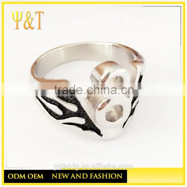 Jingli Jewerly Punk Style Flame Infinity Symbol Biker Rings, Jewlery Infinity Rings (HF-065) photo-3