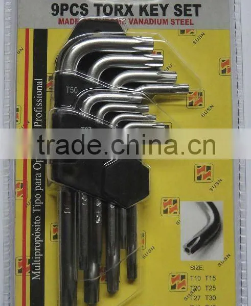 9 PCS Metric and SAE Hex Spanner/Hex Key Spanner