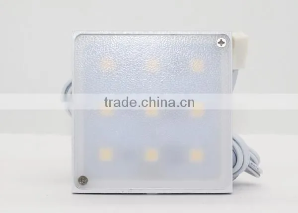 Super Slim 2.5W Cabinet LED Light DC12V Square Shape photo-3