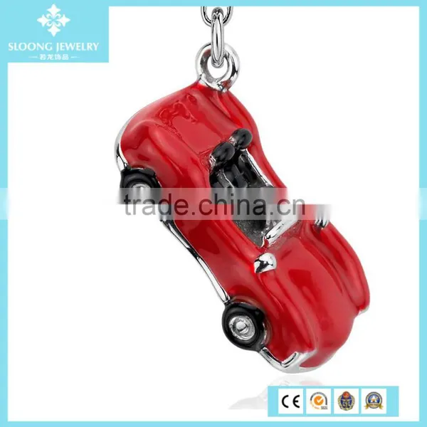 Sale Silver Jewelry Red Convertible Car Charm Accessory in Sterling Silver photo-2