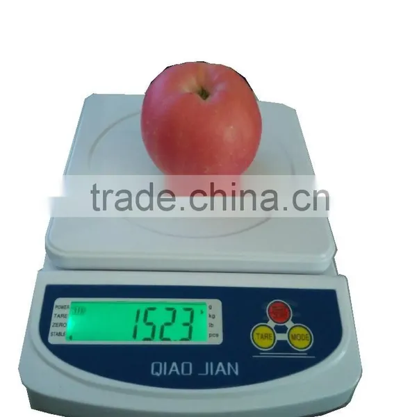 3Kg/0.1g Household Green Backlight Electronic Kitchen Scale photo-2