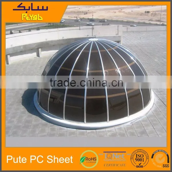 6mm 8mm 10mm 12mm Thick Plastic Sheet Sun Block Roofing Sheets Brown Poly Roof Fluted Polycarbonate Multiwall Sheet photo-2