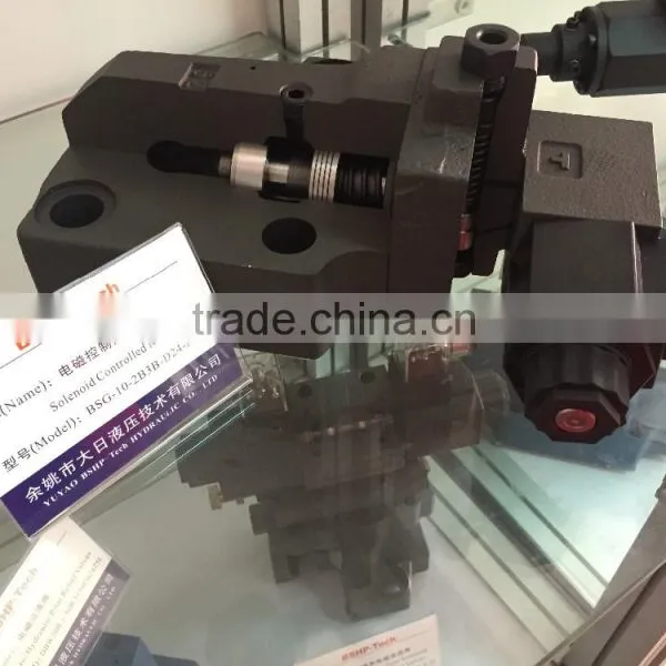 Yuken Series Hydraulic Valves Low Noise Type Solenoid Controlled Relief Valves S-BSG-03/06/10,-51/51/51 photo-3