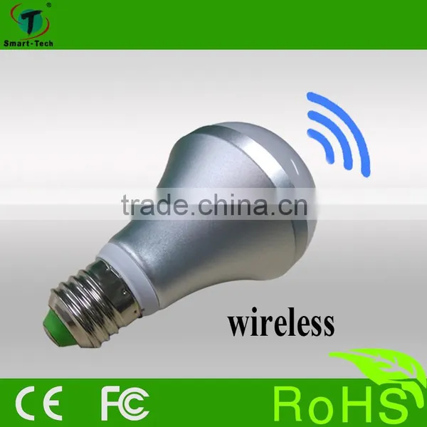 E27 Wireless Led Light Bulb Any Angle Remote Control Bulb photo-2