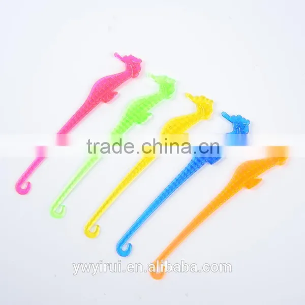 Disposable Plastic Seahorse Coffee Stirrers New Design photo-4