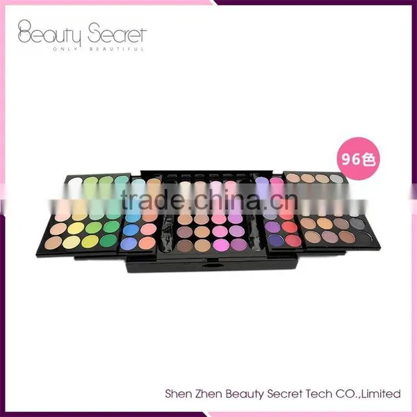 96 Olour Palette Eyeshadow OEM Glitter Eyeshadow Eyeshadow Packaging Makeup Cosmetic Set Kit photo-4